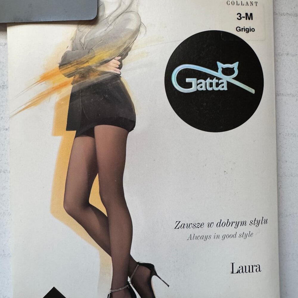 Gatta Laura 15den Classic Women Tights - COLOR - GRIGIO SIZE 3/M